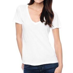 Splendid white super-soft white V-neck tee